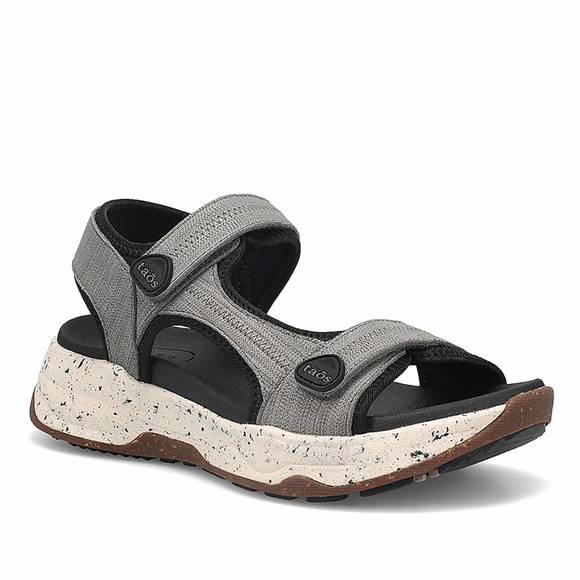 NEW TAOS women's super side sandal in grey emboss - Picture 1 of 4